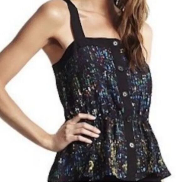 DEREK LAM x Design Nation Peplum Flowy Tank - Picture 1 of 10